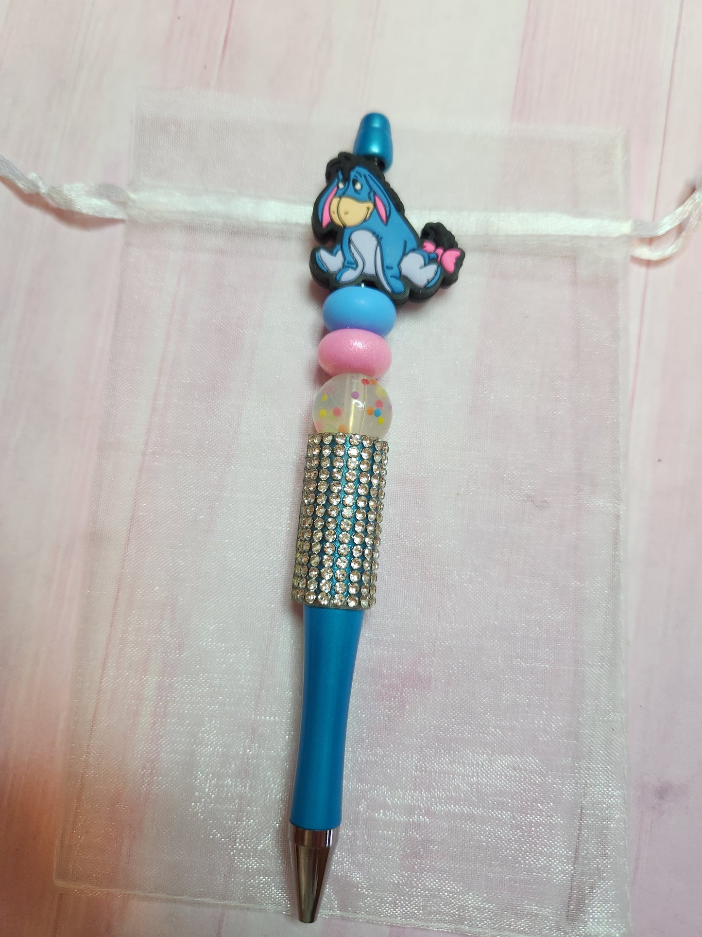 Beaded Pen: Pooh (Eeyore)