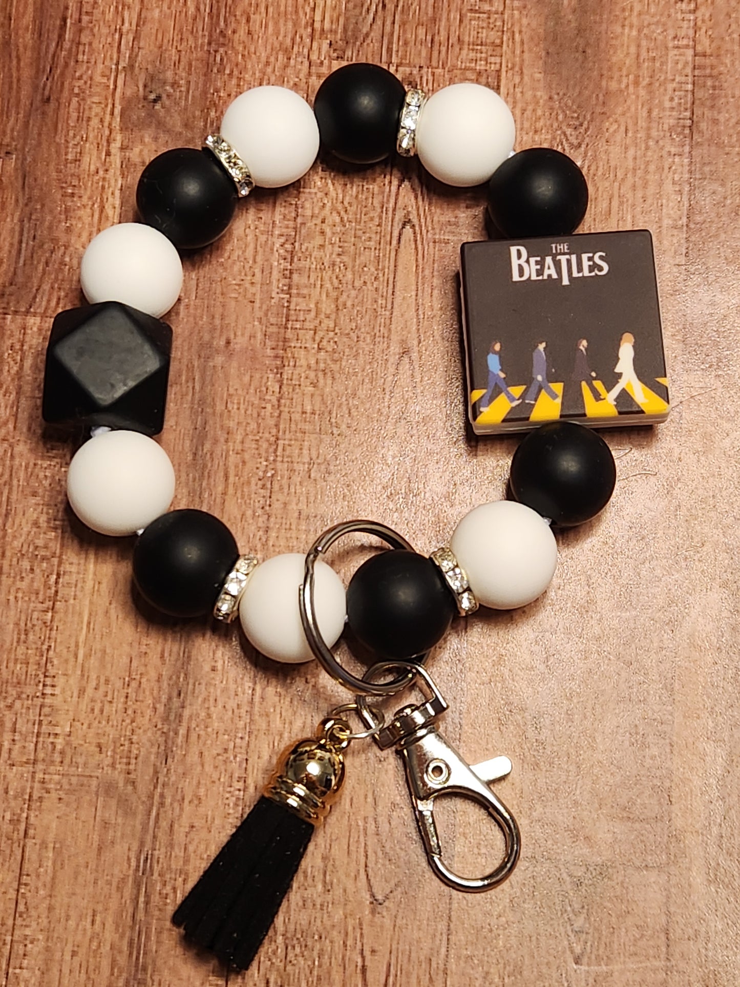 Wristlet: Beatles (Black and White)