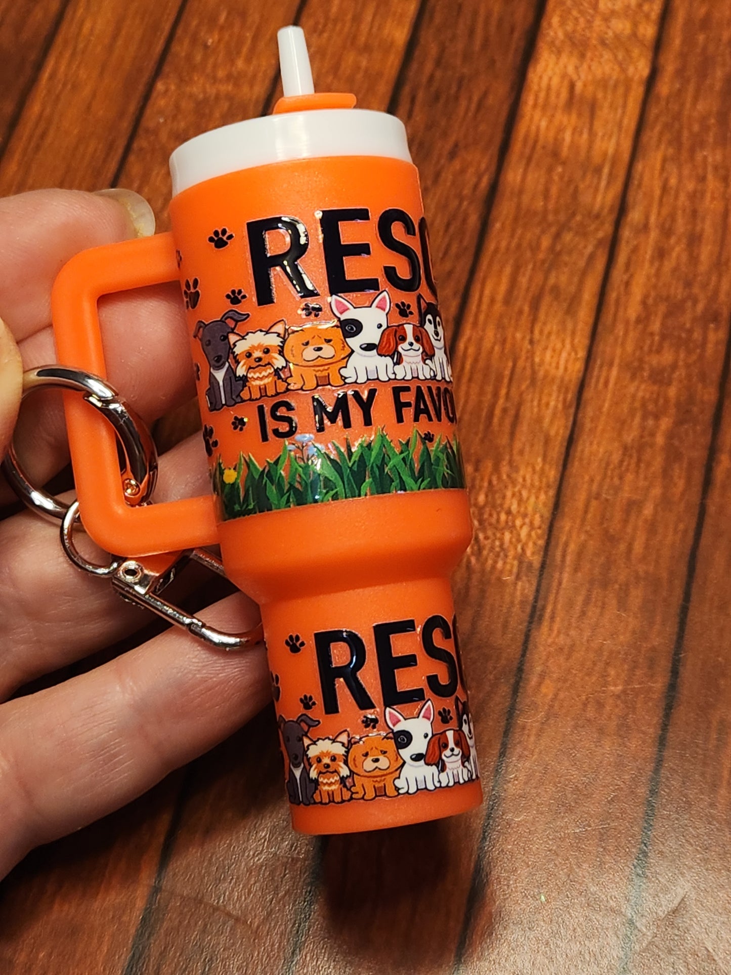 Tumbler Chapstick: Rescued is my favorite breed