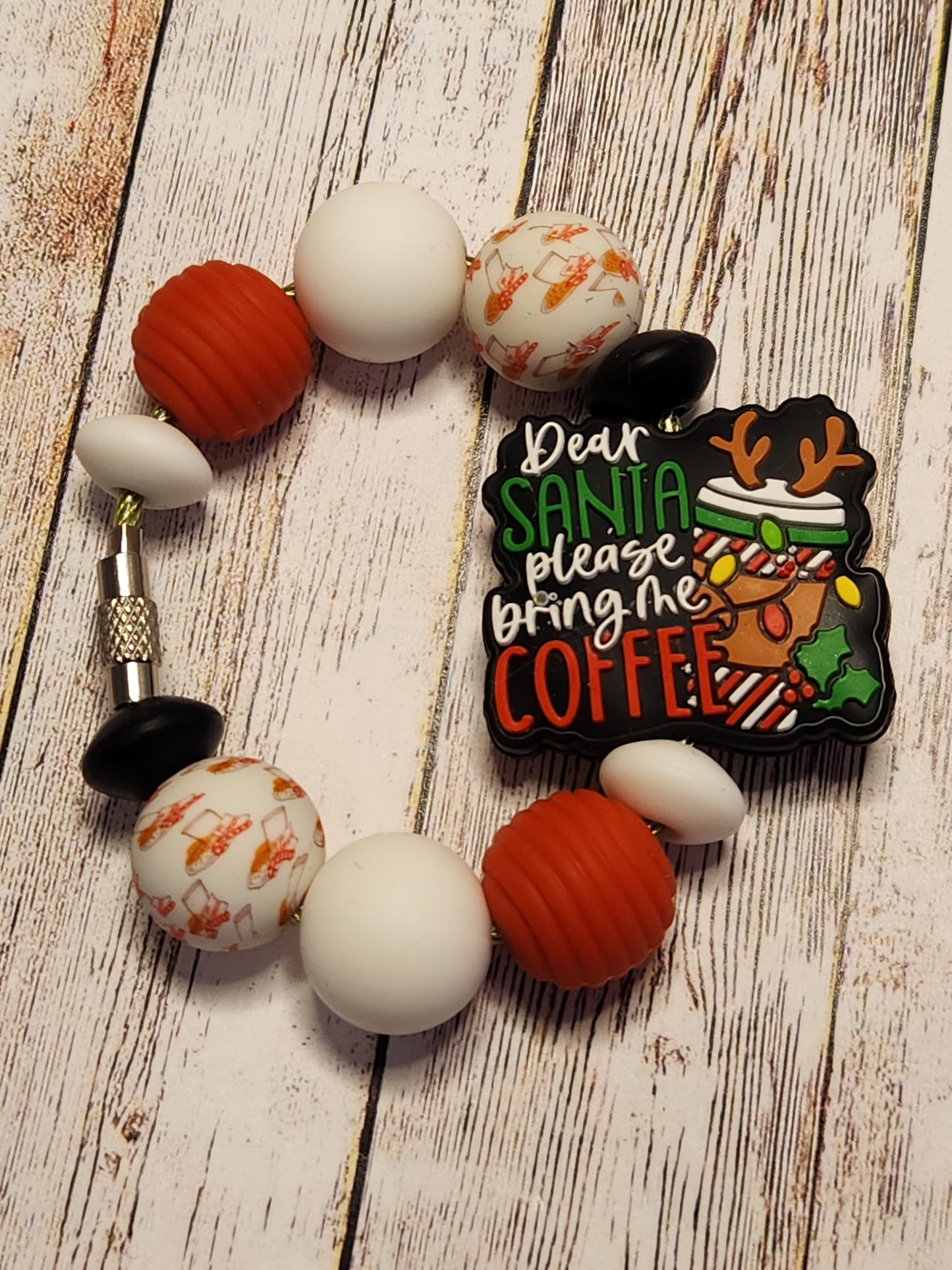 Cup charm: Dear Santa