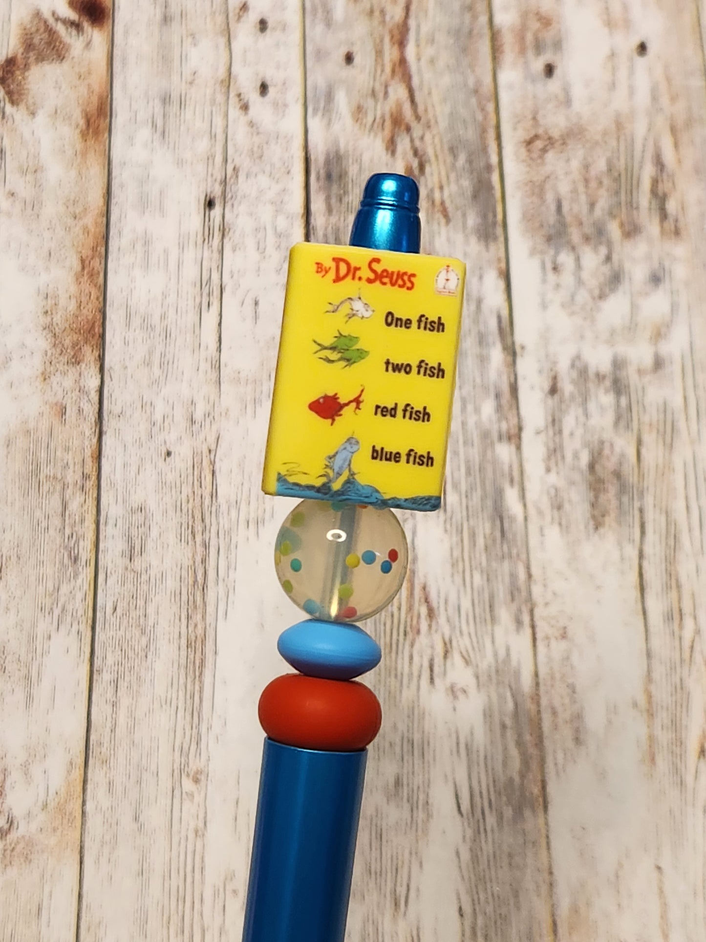 Beaded Pen: Dr. Seuss