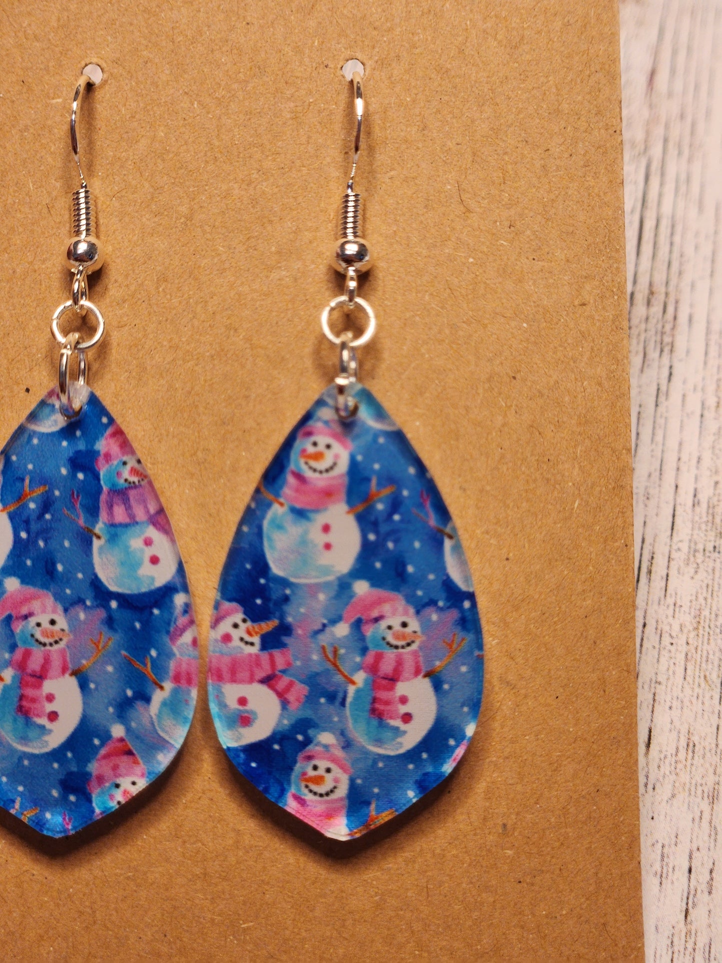 Earrings: Winter (Snowmen)