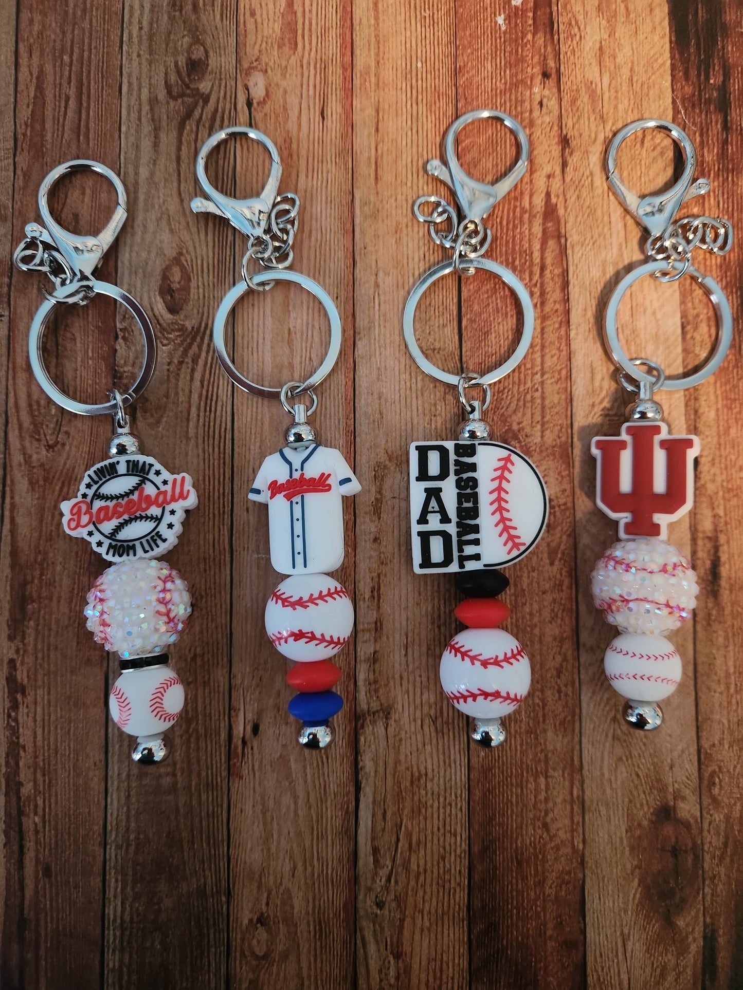 Keychains: Baseball Dad