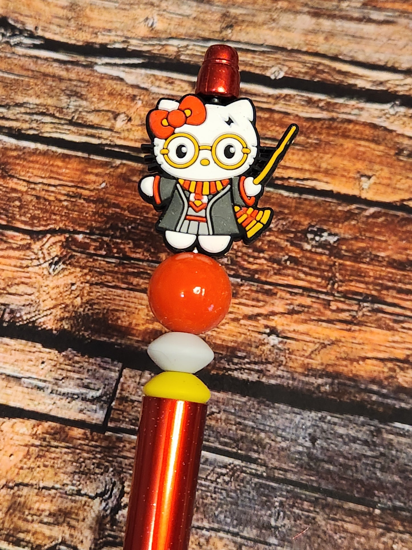 Beaded Pen: Hello Kitty as Harry Potter