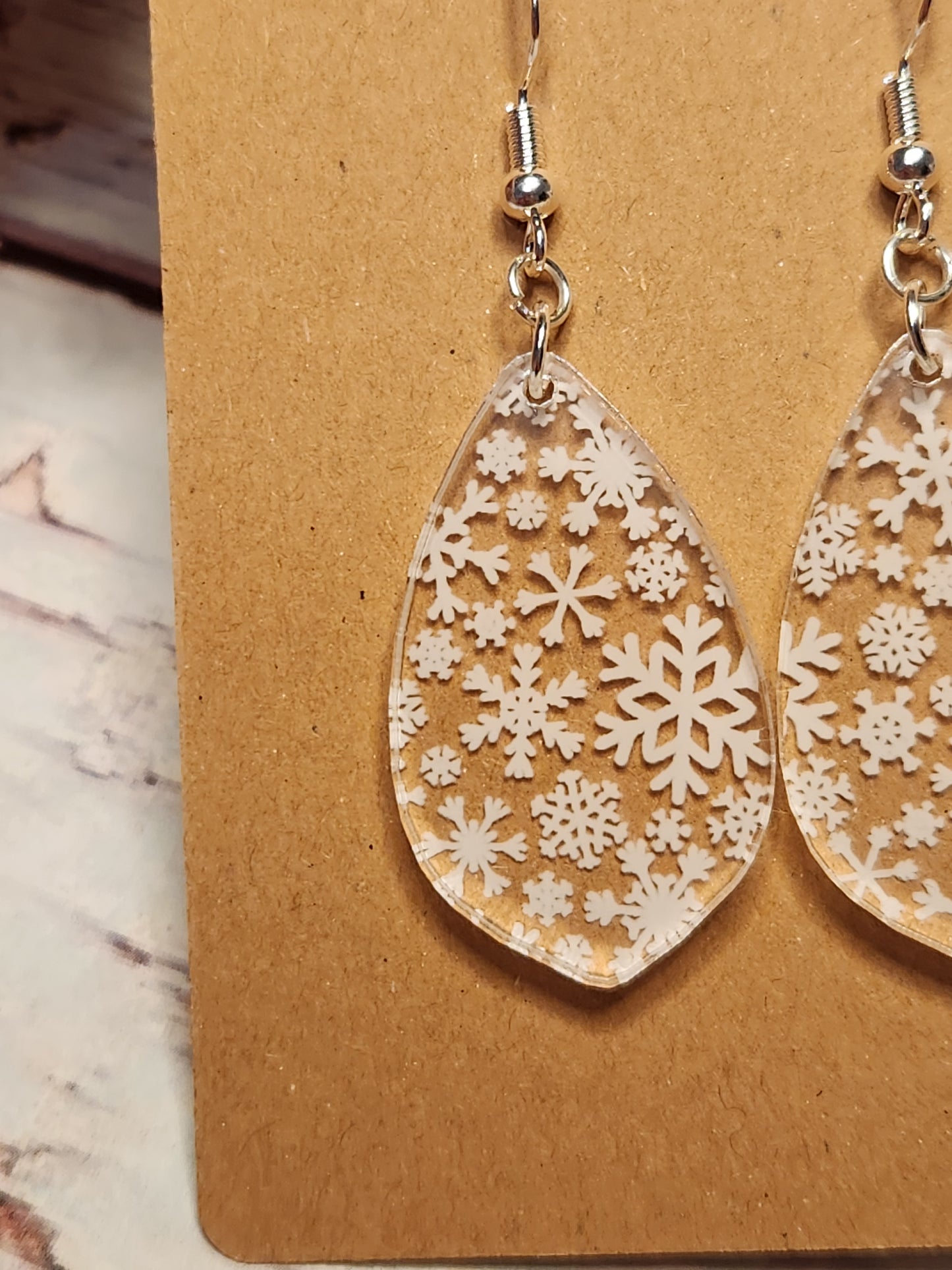 Earrings: Winter (Snowflakes)