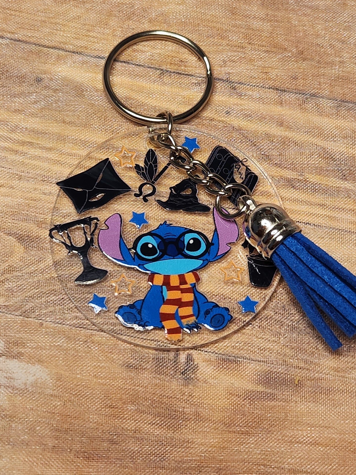 Circle Keychain: Stitch (Harry Potter)