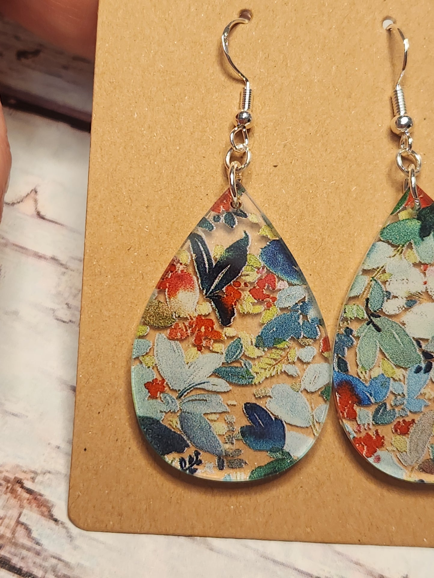 Earrings:Winter (Flowers)