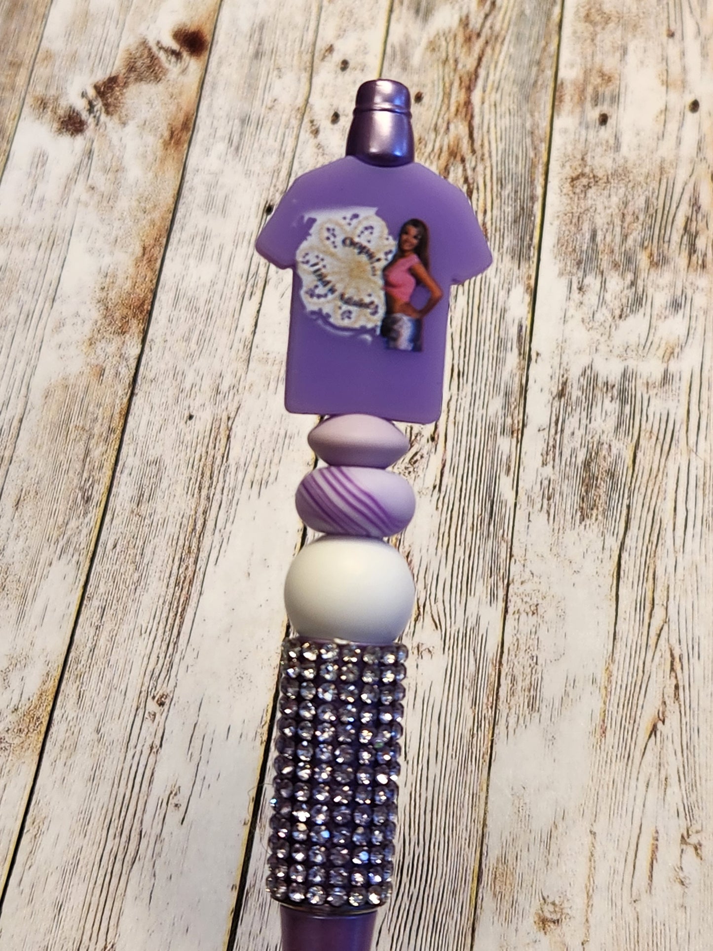 Beaded Pen: Brittany