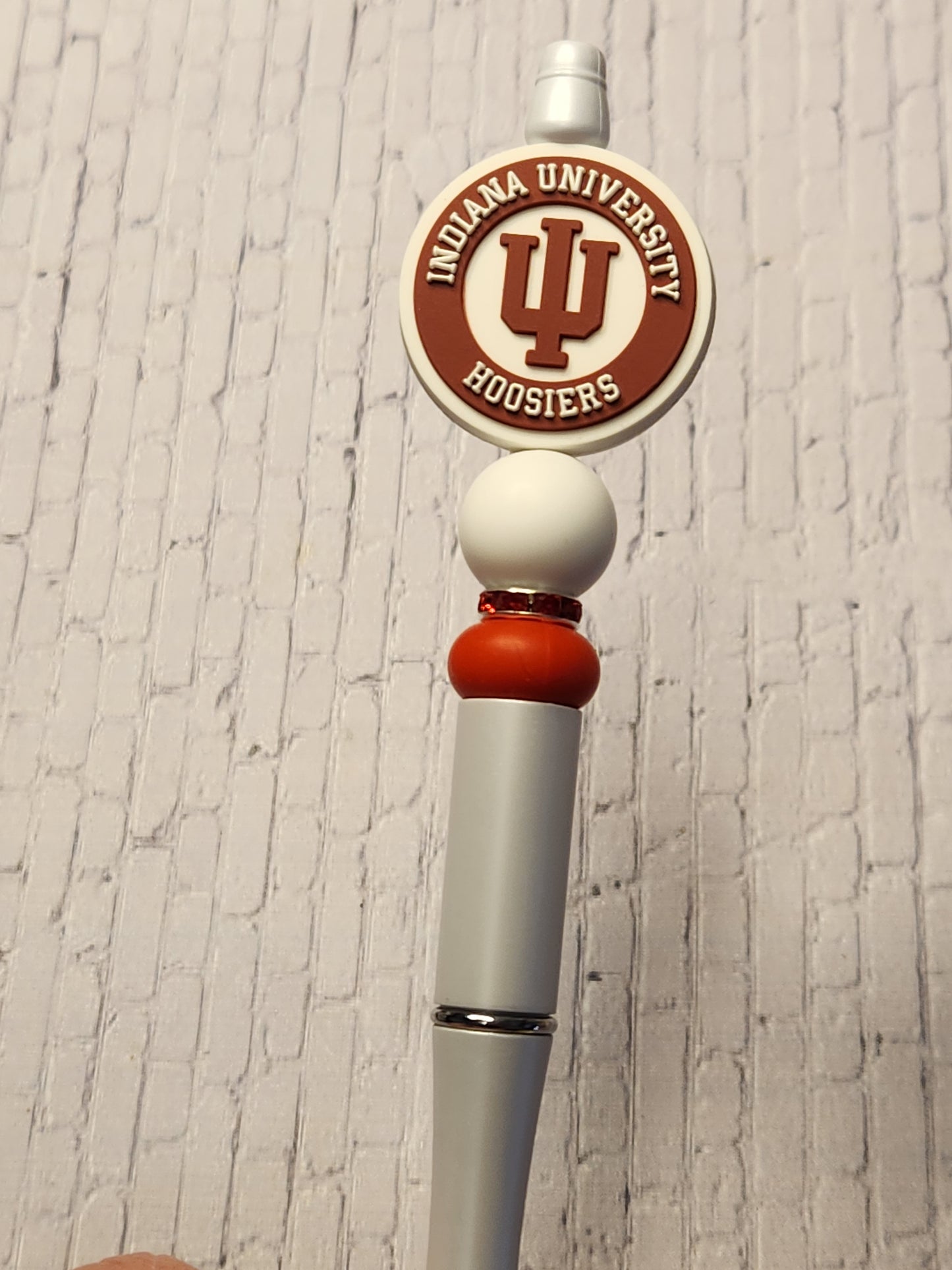 Beaded Pen: Indiana inspired (circle)