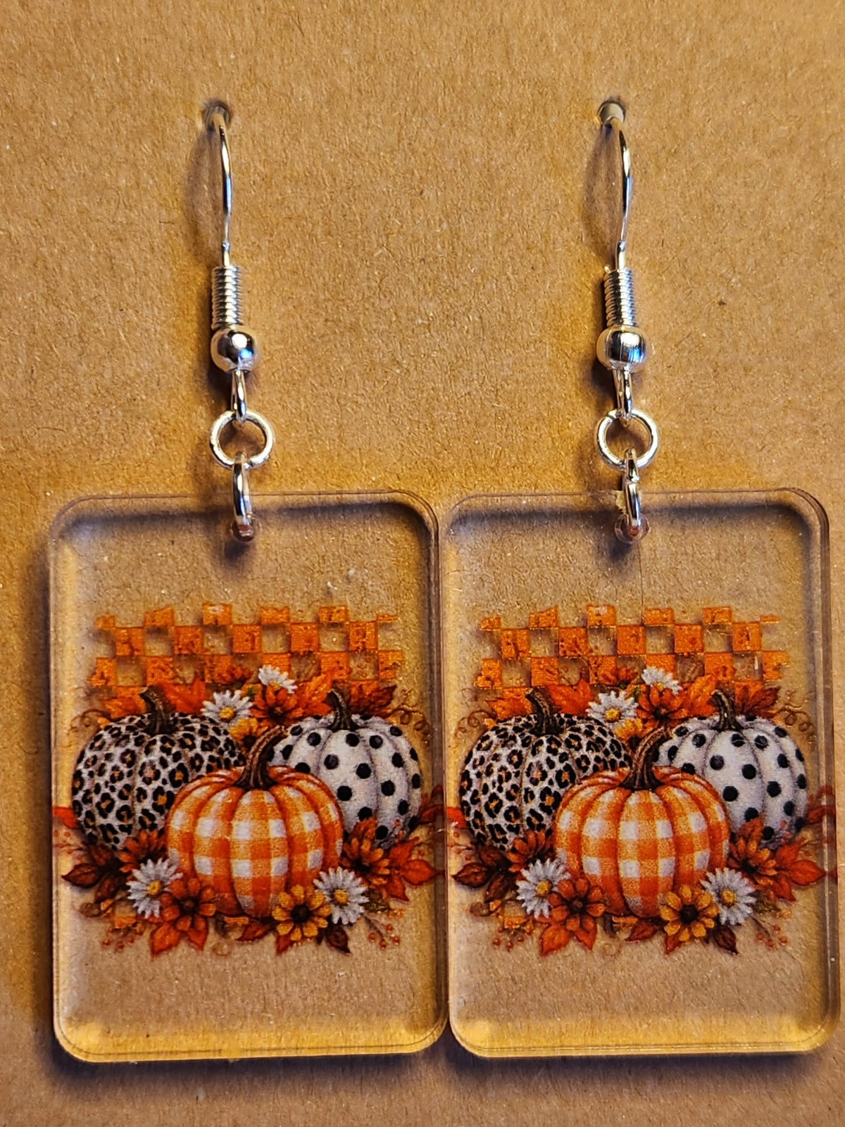 Earrings: Fall (pumpkin variety) (Copy)