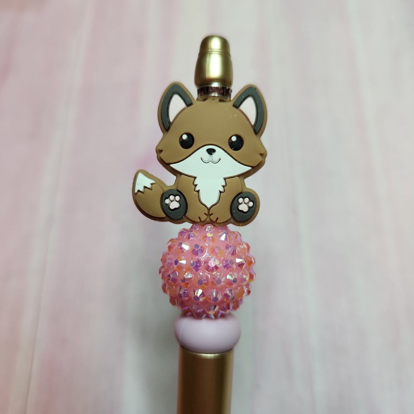 Beaded Pen: Fox