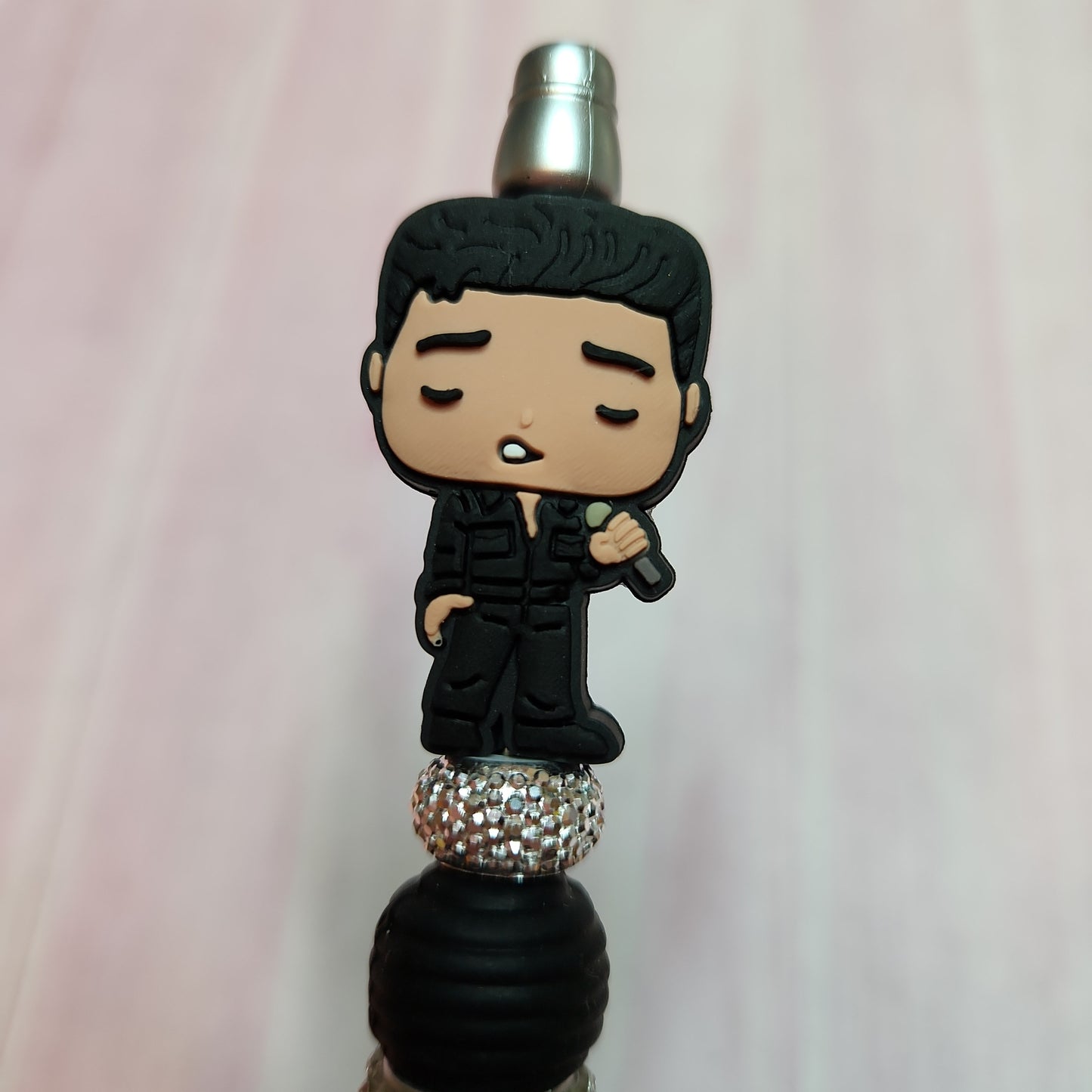 Beaded Pen: Elvis Black Suit