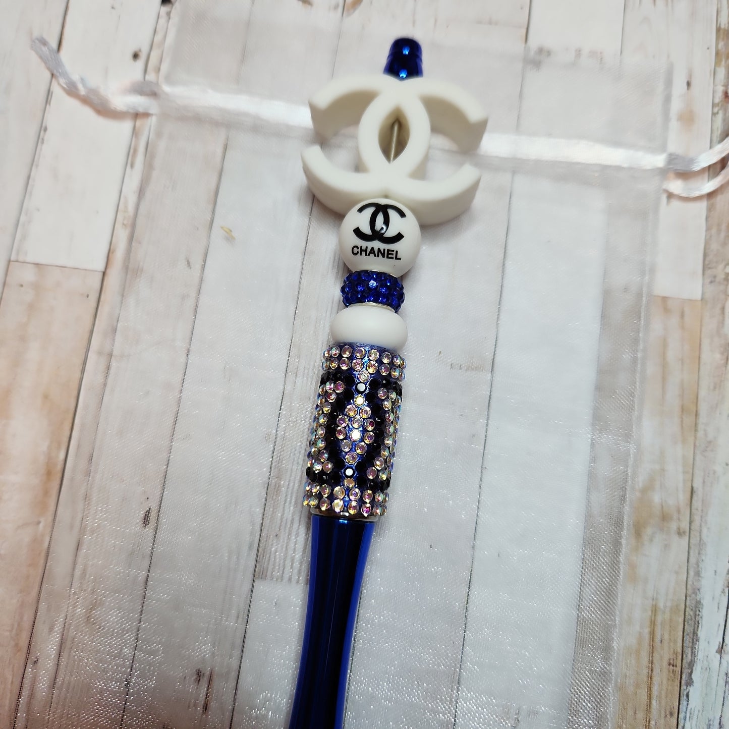 Beaded Pen: Designer (CC, blue)