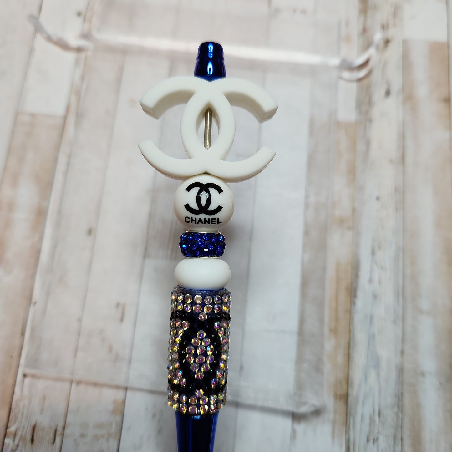 Beaded Pen: Designer (CC, blue)