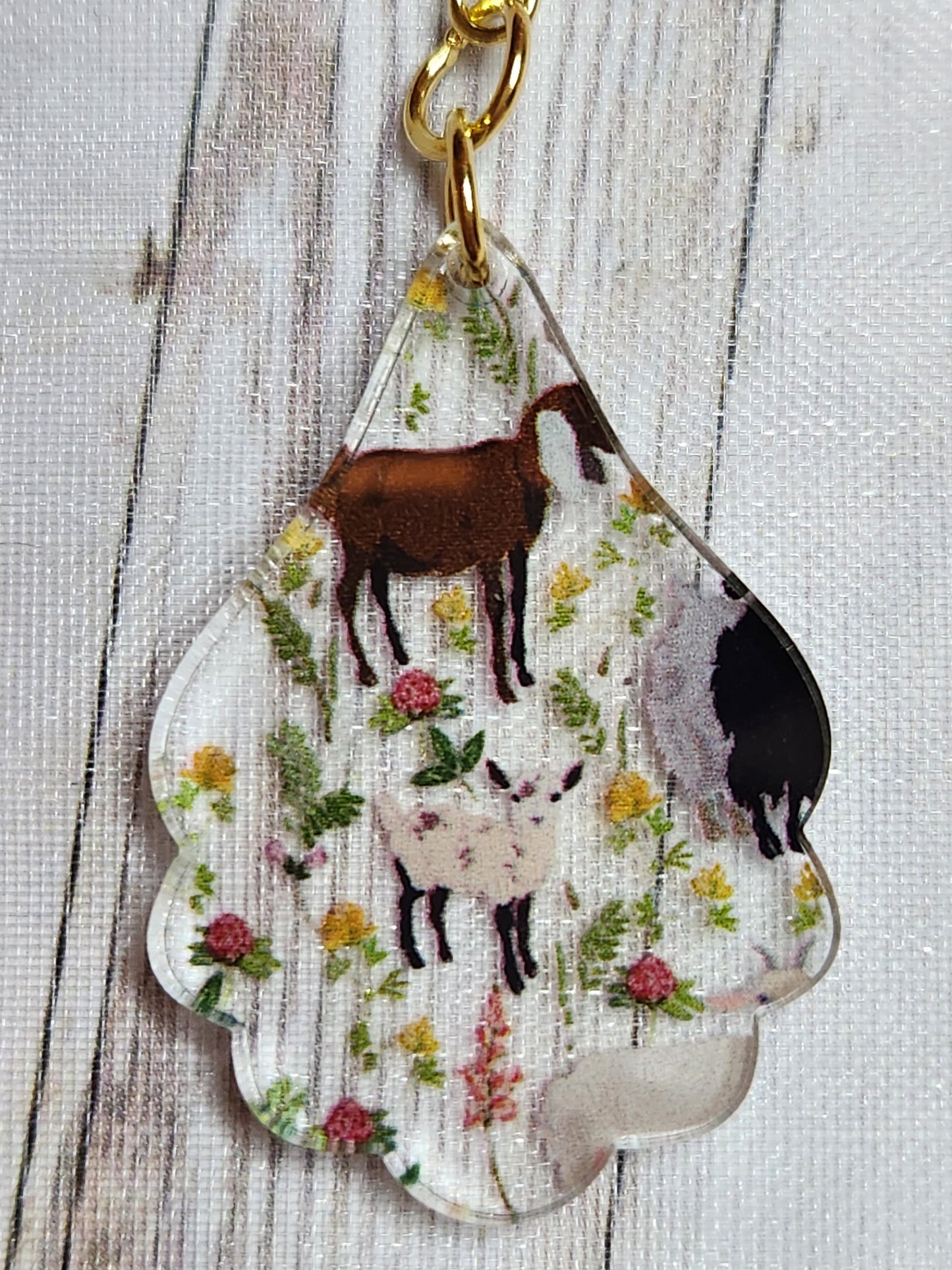 Earrings: Goats