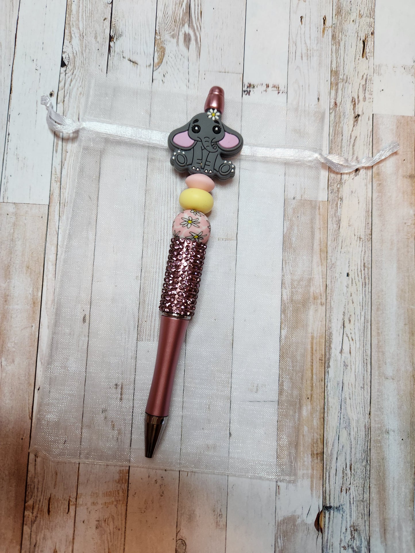 Beaded Pen: Elephant