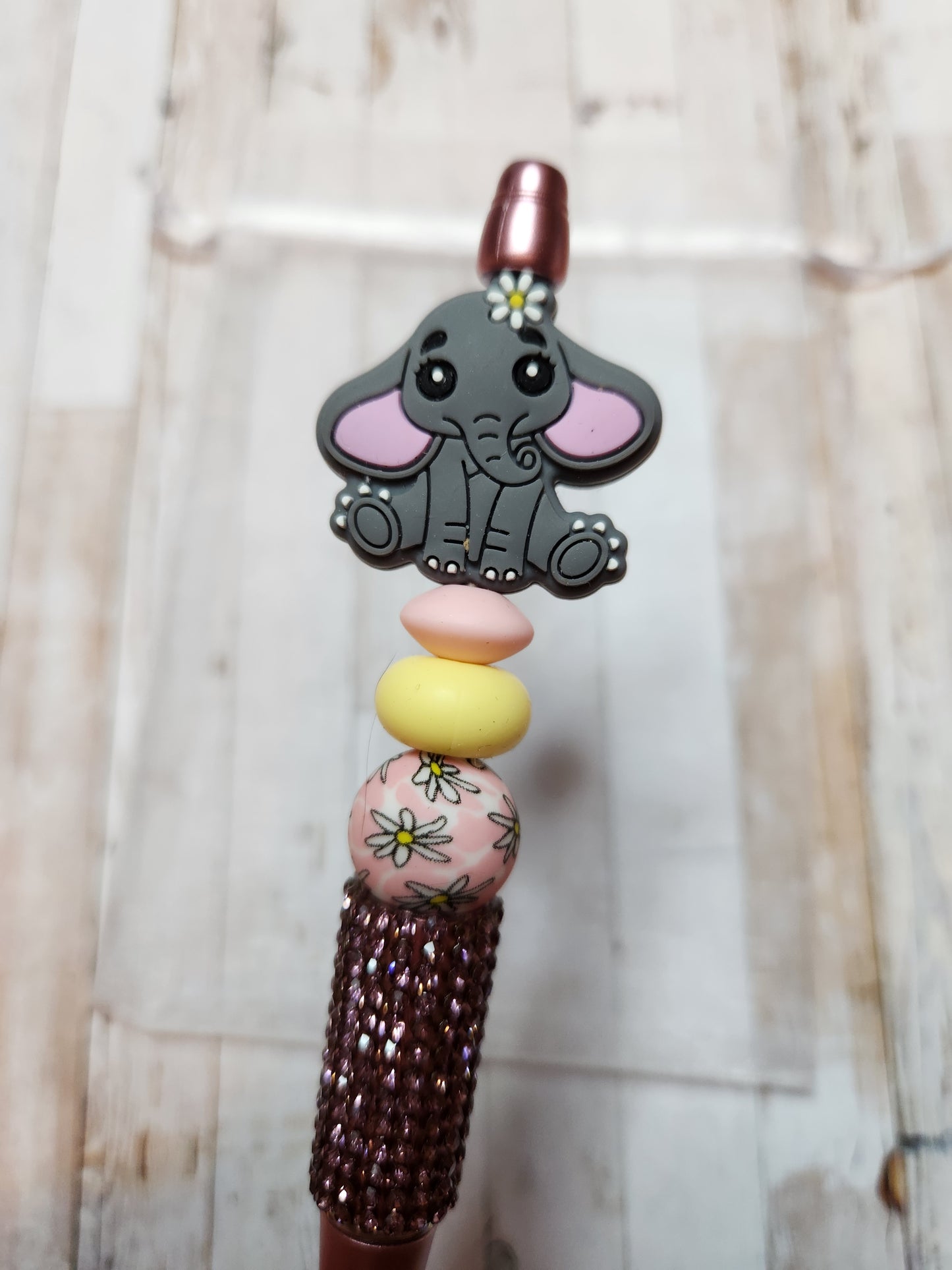 Beaded Pen: Elephant