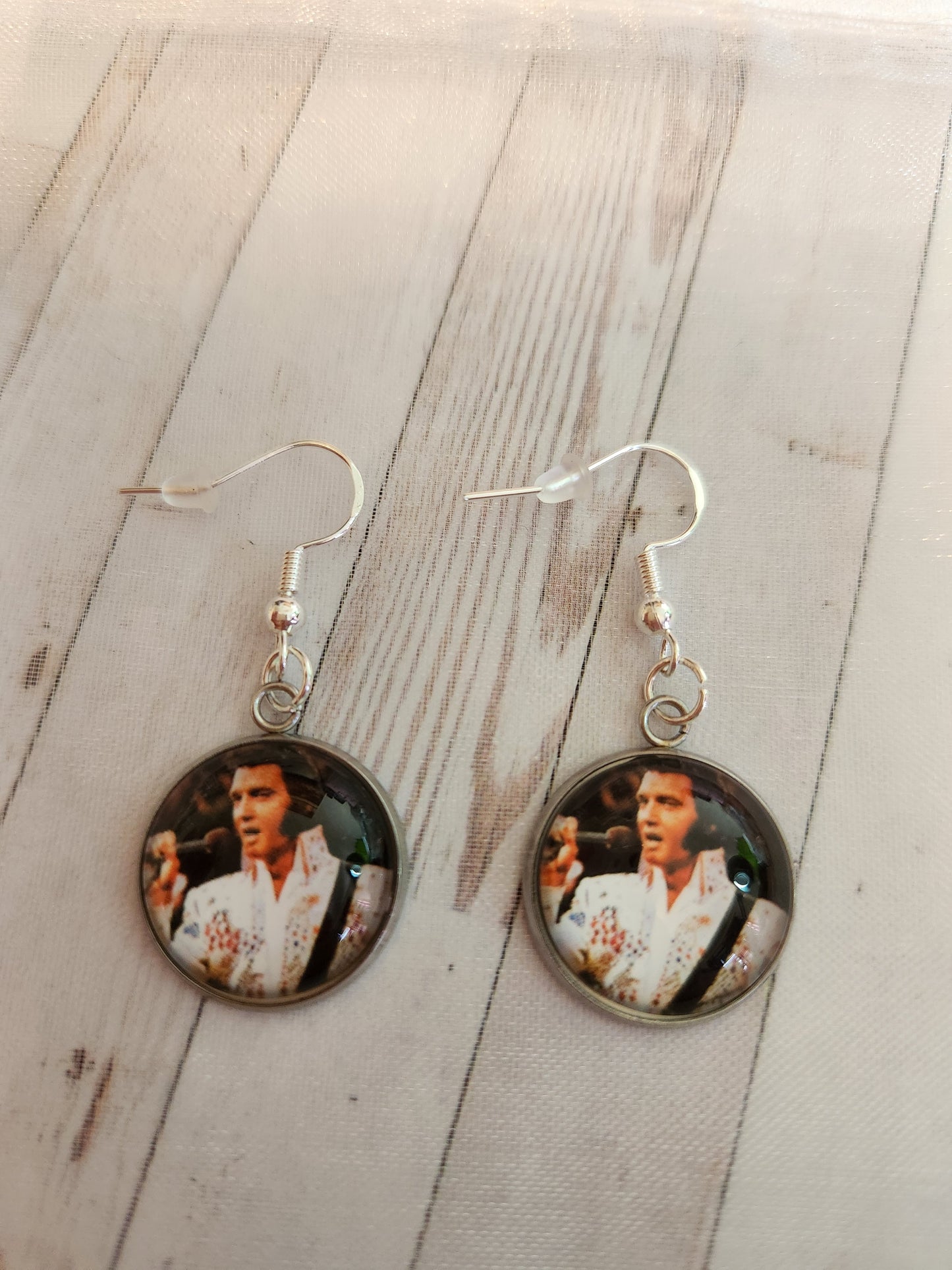 Earrings: Elvis in Rhinestone Jumpsuit