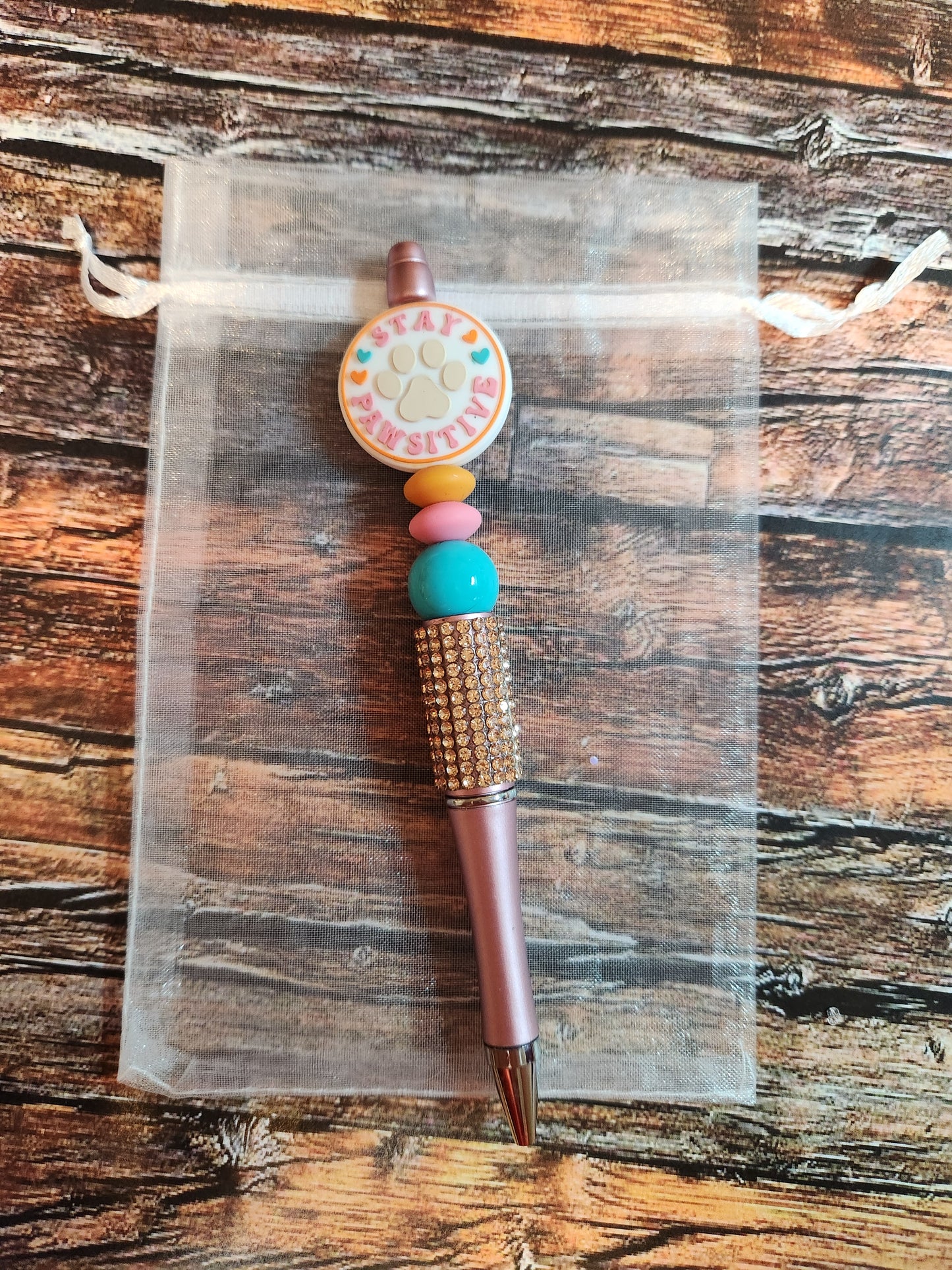 Beaded Pen: Pets (Stay Positive)