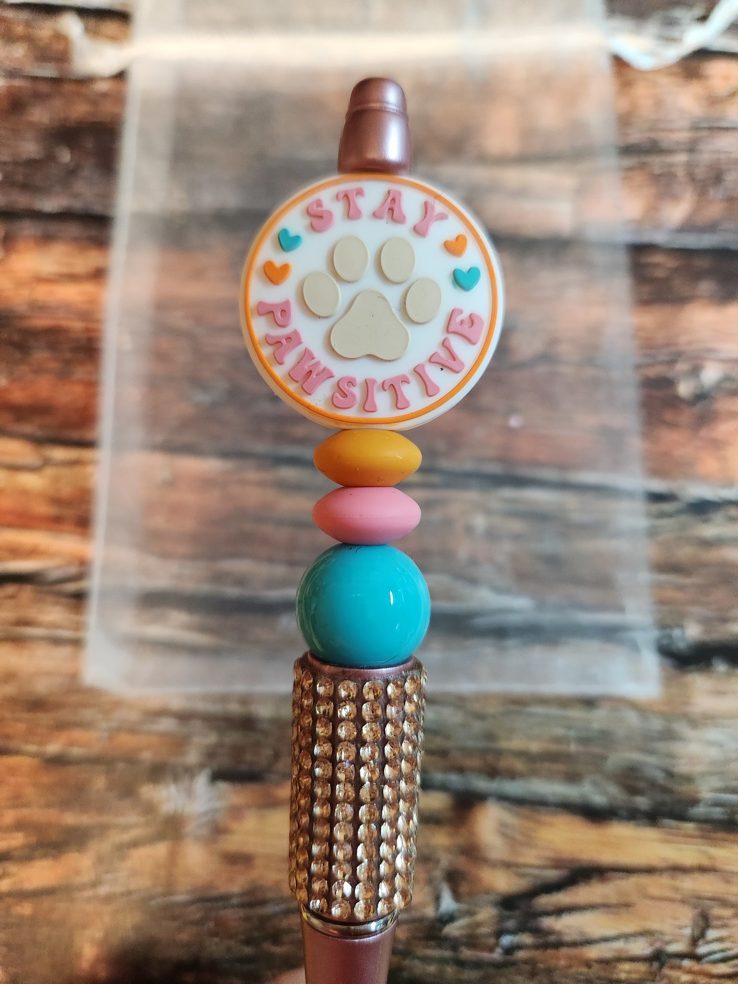 Beaded Pen: Pets (Stay Positive)