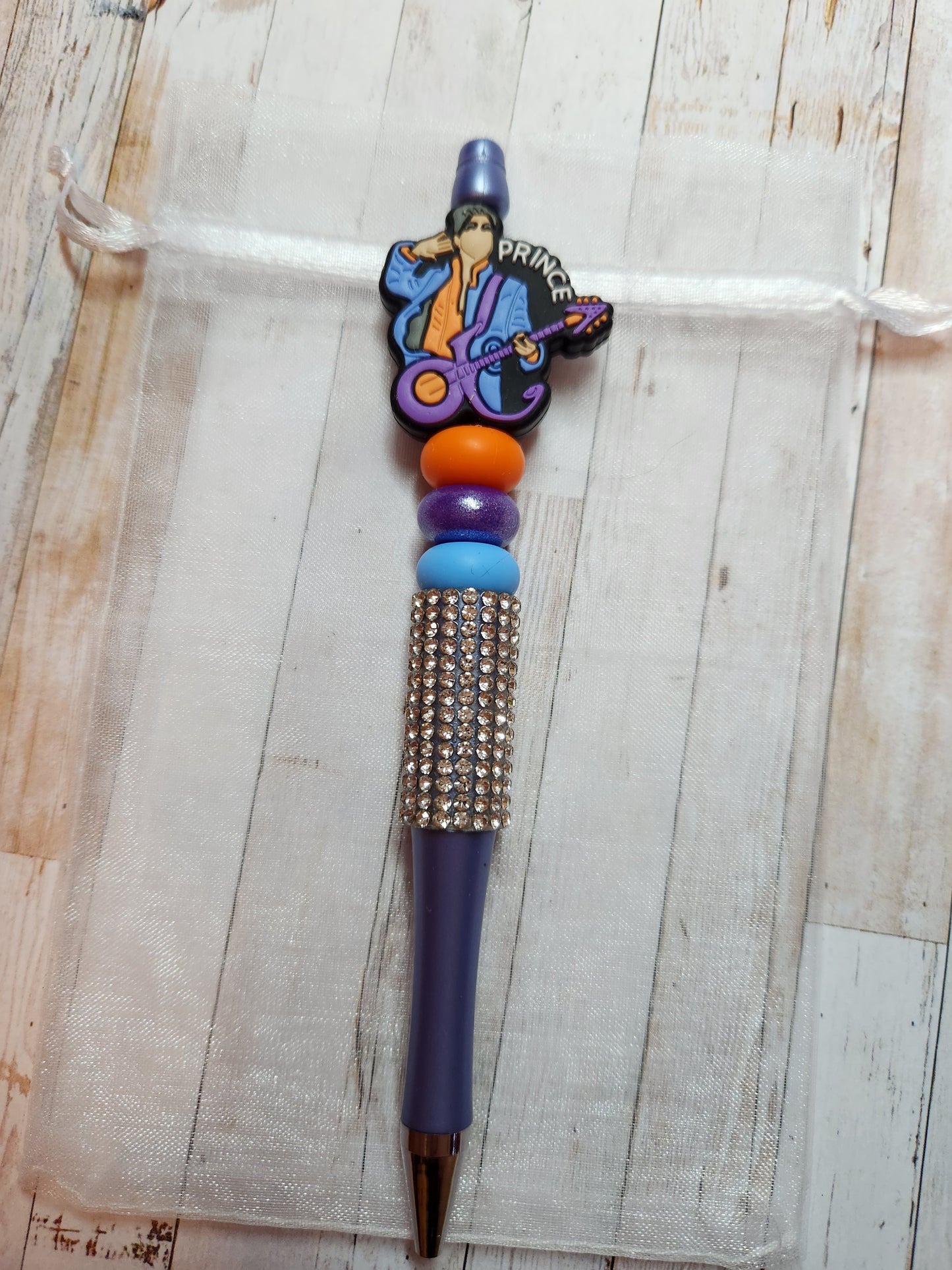 Beaded Pen: Prince