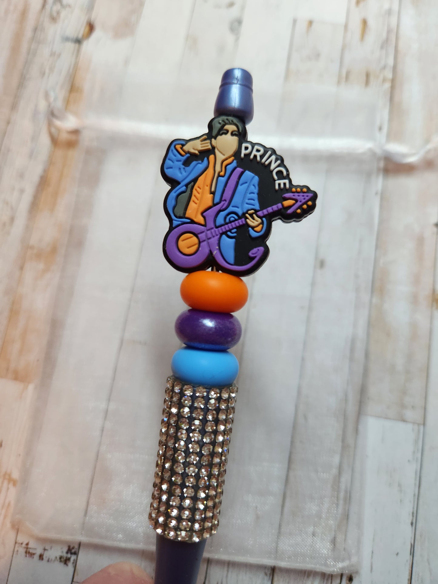 Beaded Pen: Prince