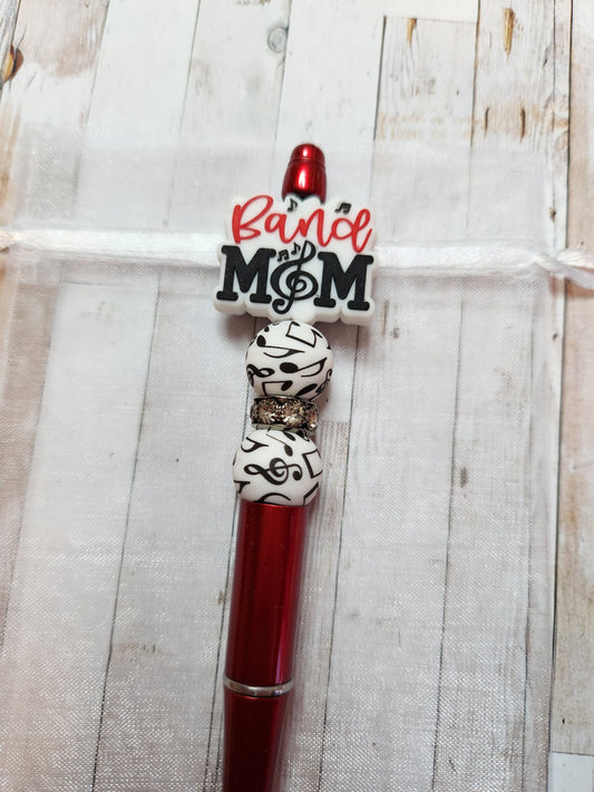 Beaded Pen: Band Mom