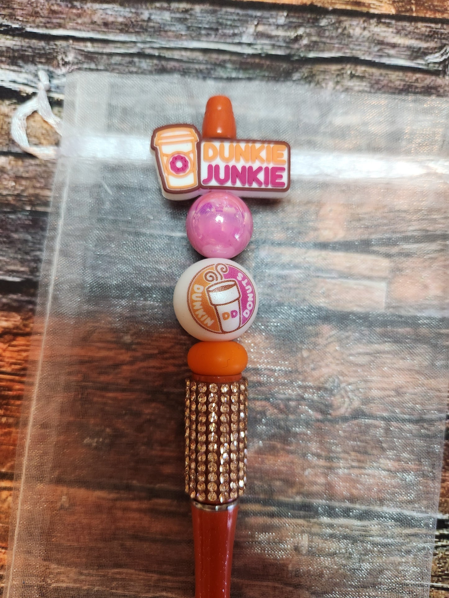 Beaded Pen: Coffee (Dunkin #1)