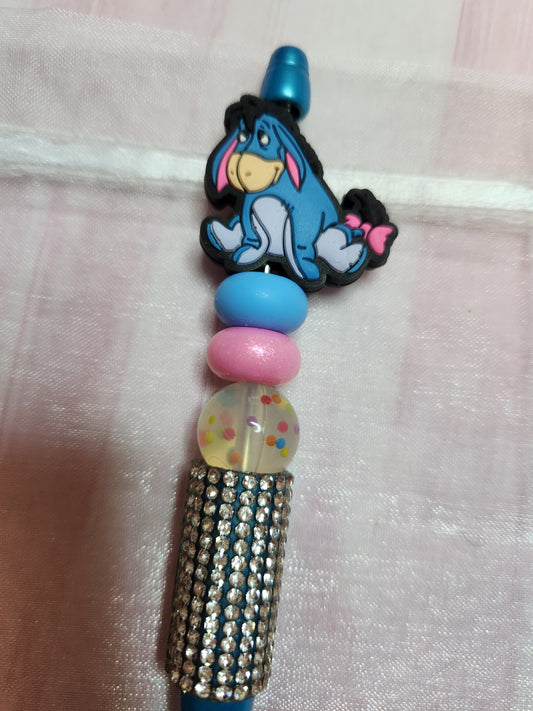 Beaded Pen: Pooh (Eeyore)