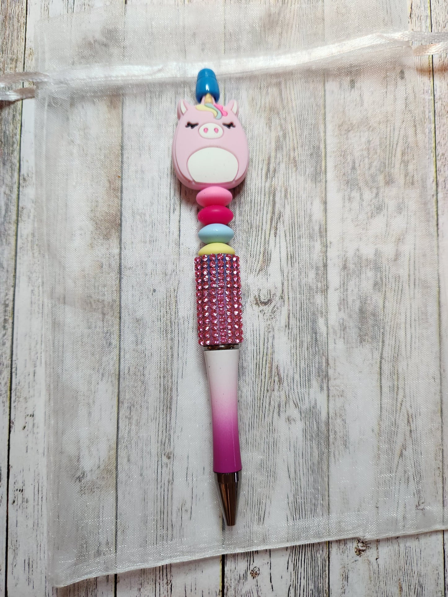 Beaded Pen: Unicorn