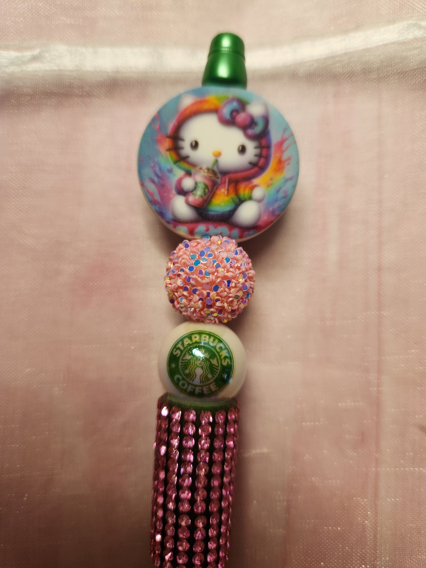 Beaded Pen: Coffee (Bucs, Hello Kitty)