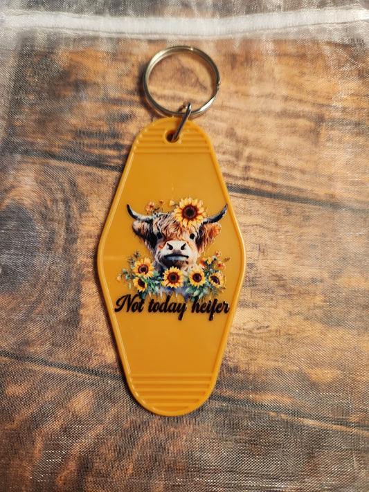 Motel Keychains: Buttercup (Cow/Highland)