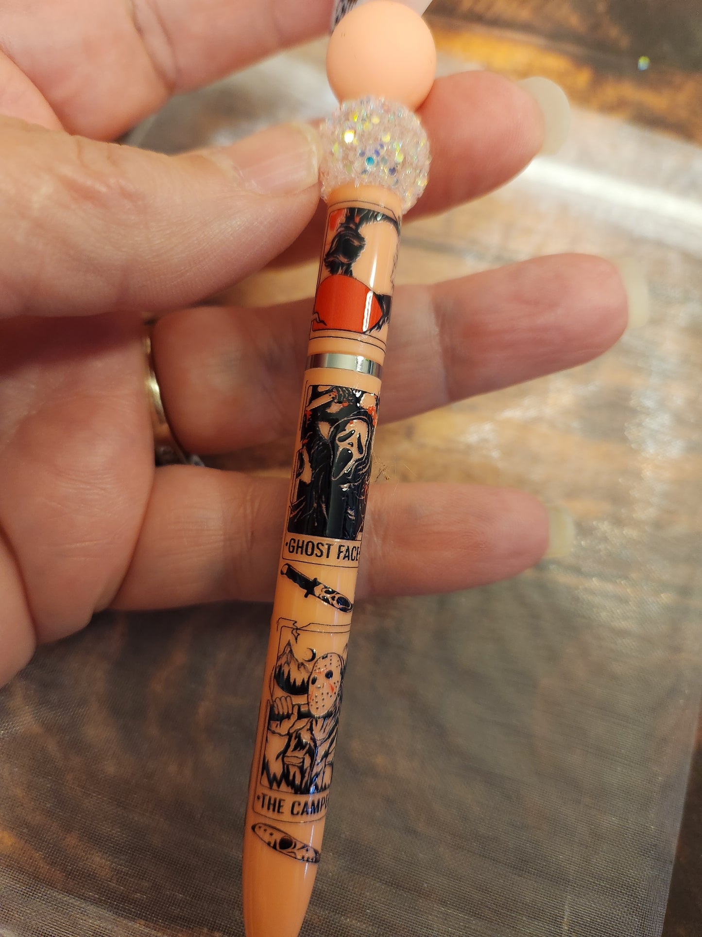 Beaded Pen: Horror Vibes