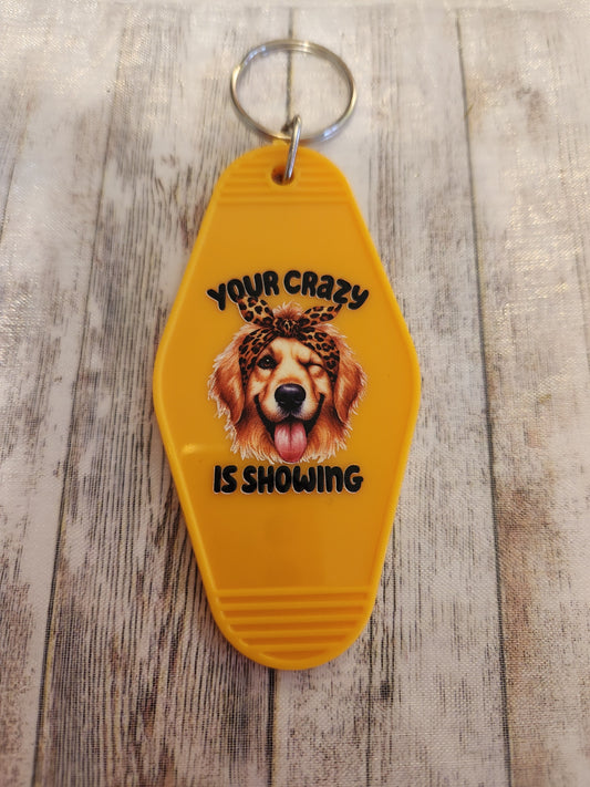 Motel Keychain: Golden Retriever Mom