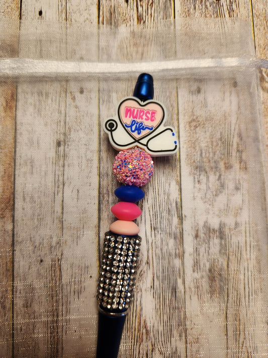 Beaded Pen: Healthcare (Nurse Life/Medical)