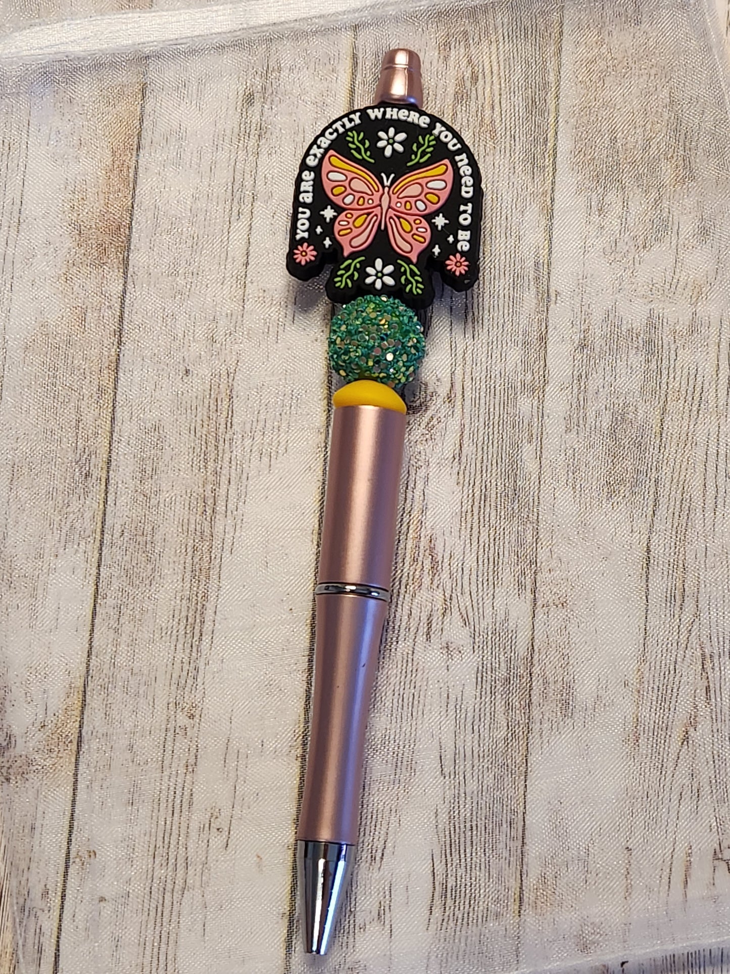 Beaded Pen: Faith (You are exactly where you need to be)