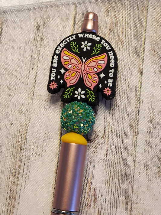 Beaded Pen: Faith (You are exactly where you need to be)