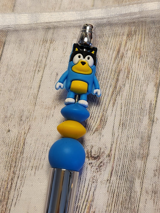 Beaded Pen: Bluey and Friends (Bluey)