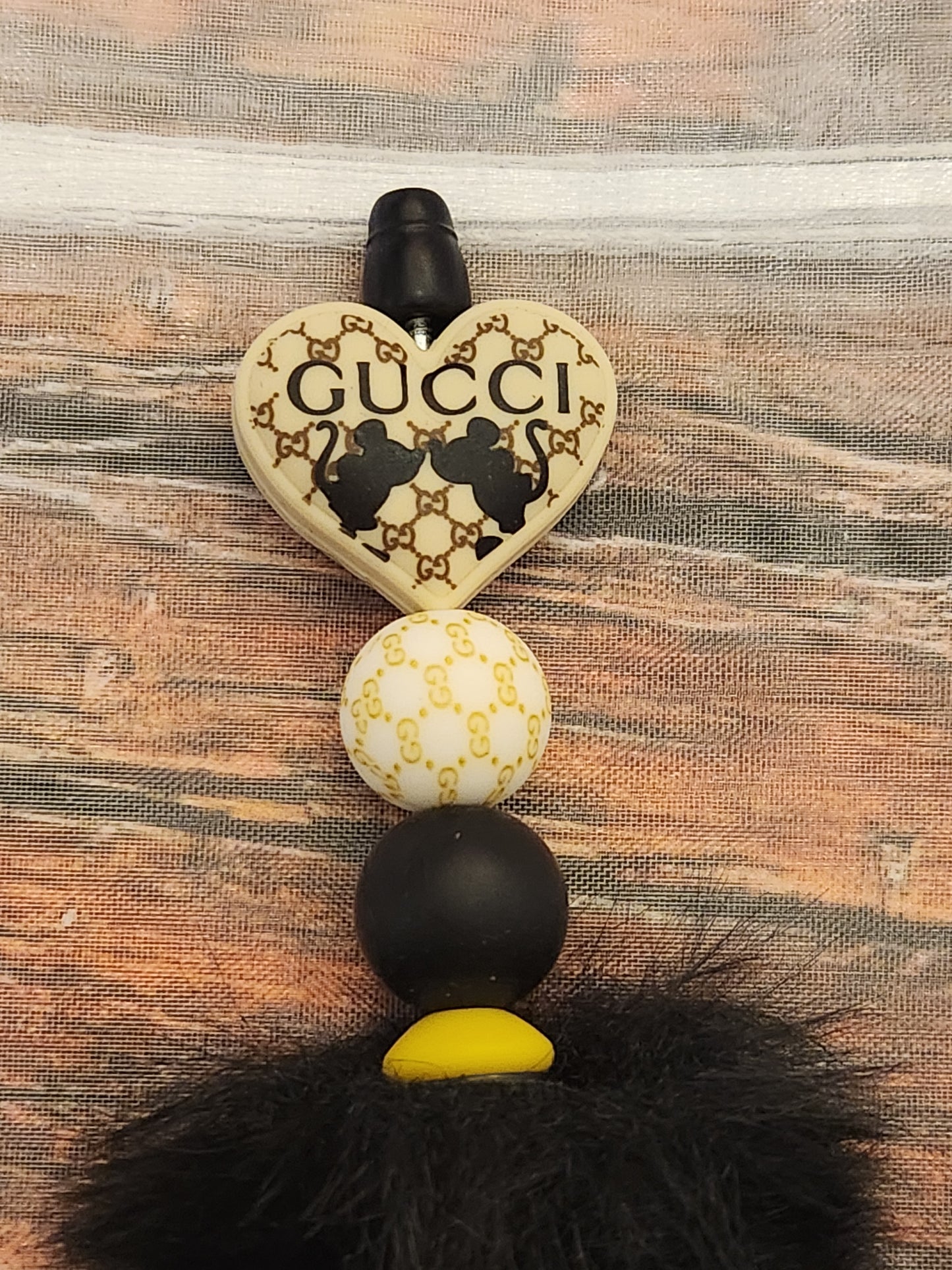 Beaded Pen: Designer (Gucci/Mouse)