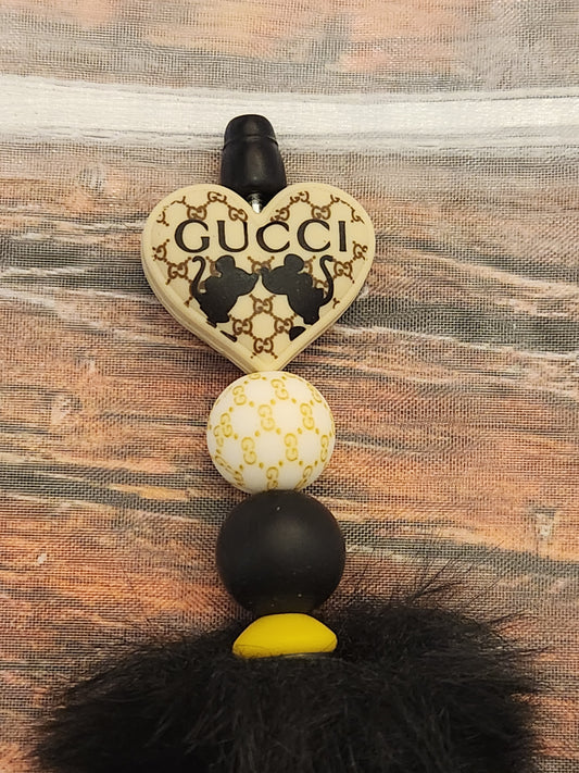 Beaded Pen: Designer (Gucci/Mouse)