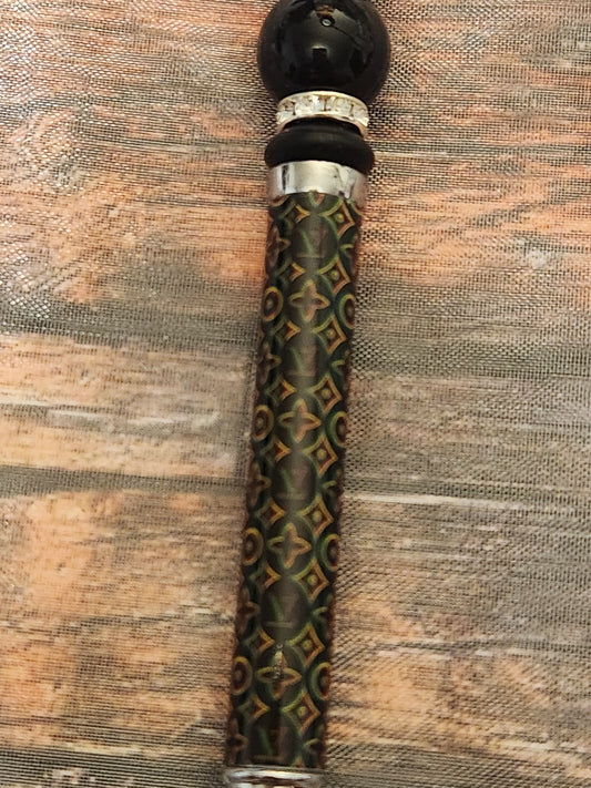 Beaded Pen: Designer (LV, on LV pen)