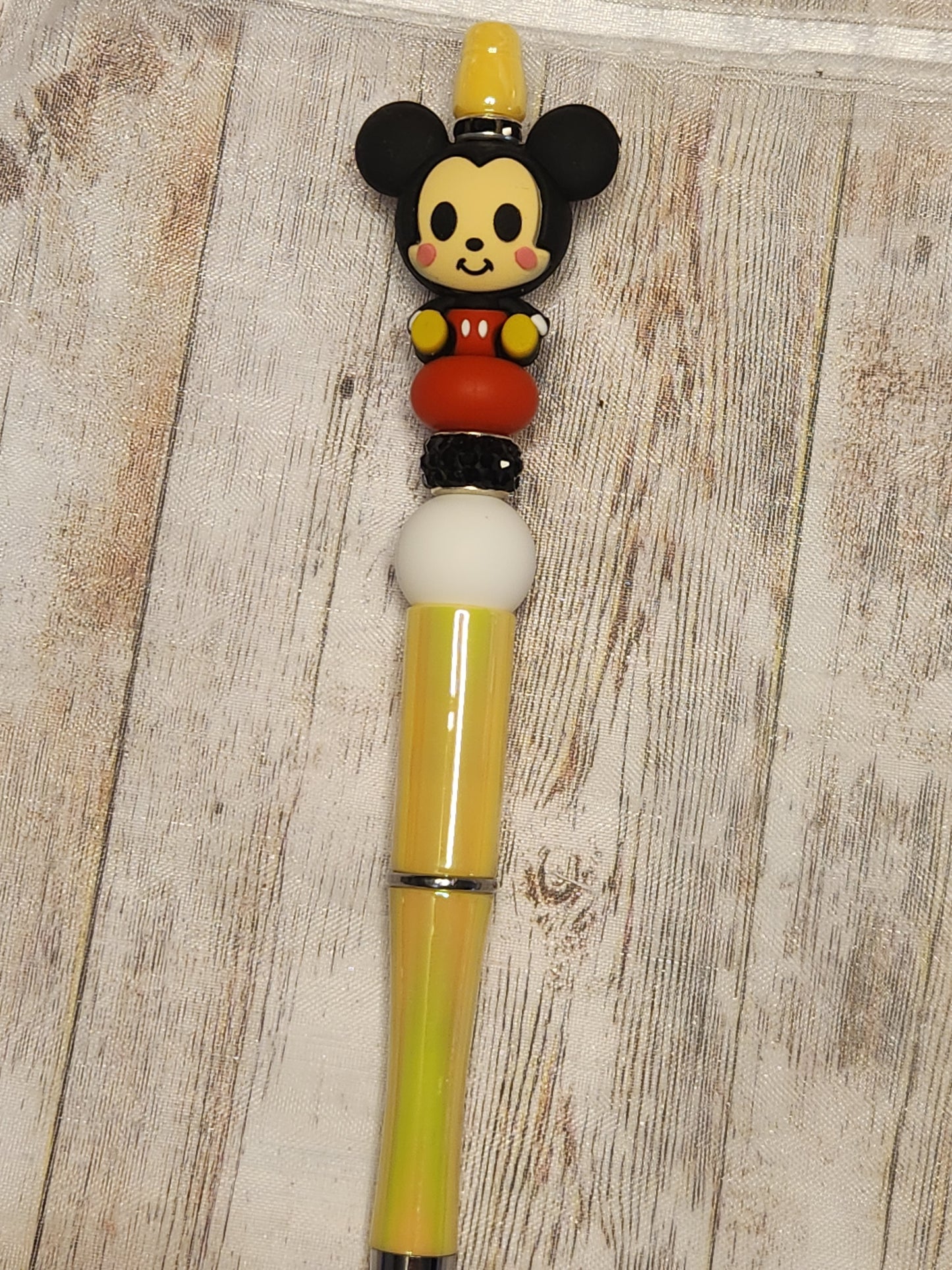 Beaded Pen: Classic Mickey (Mouse)