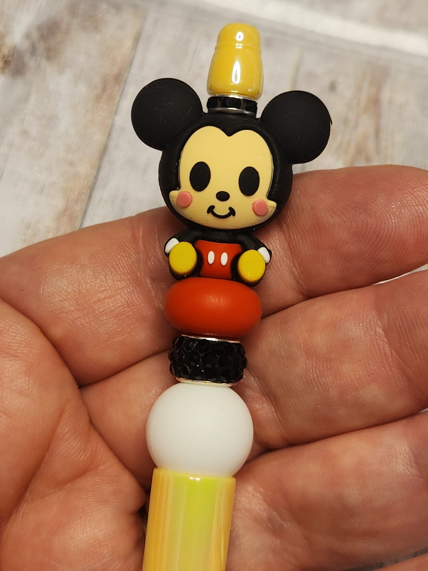 Beaded Pen: Classic Mickey (Mouse)