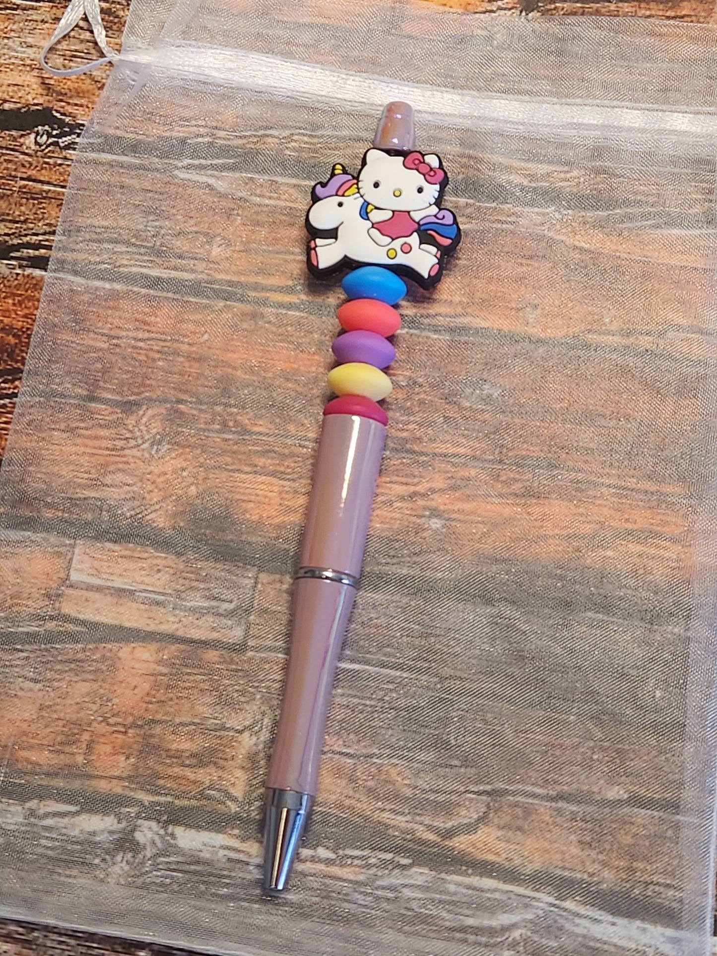 Beaded Pen: Hello Kitty Unicorn