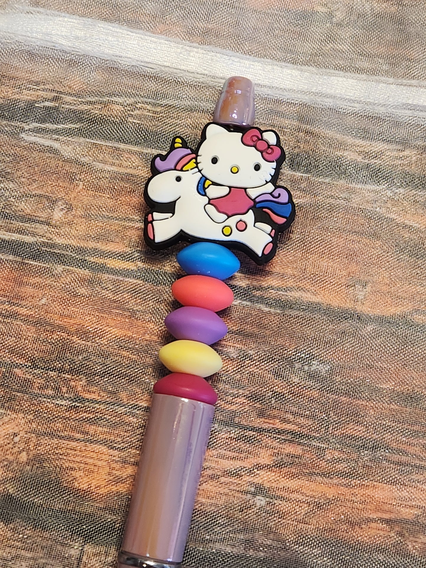 Beaded Pen: Hello Kitty Unicorn