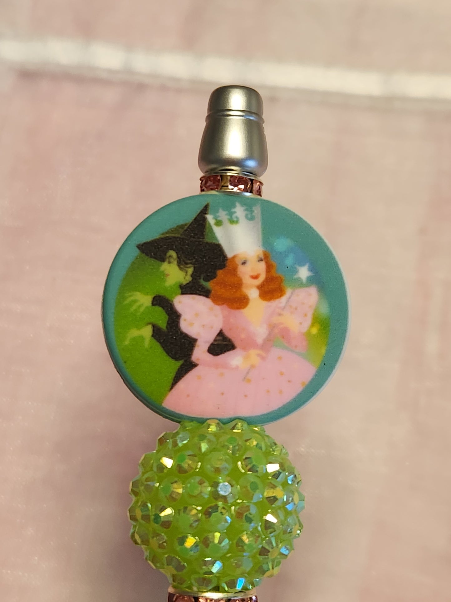 Beaded Pen: Wizard of Oz (Wicked, Glenda)