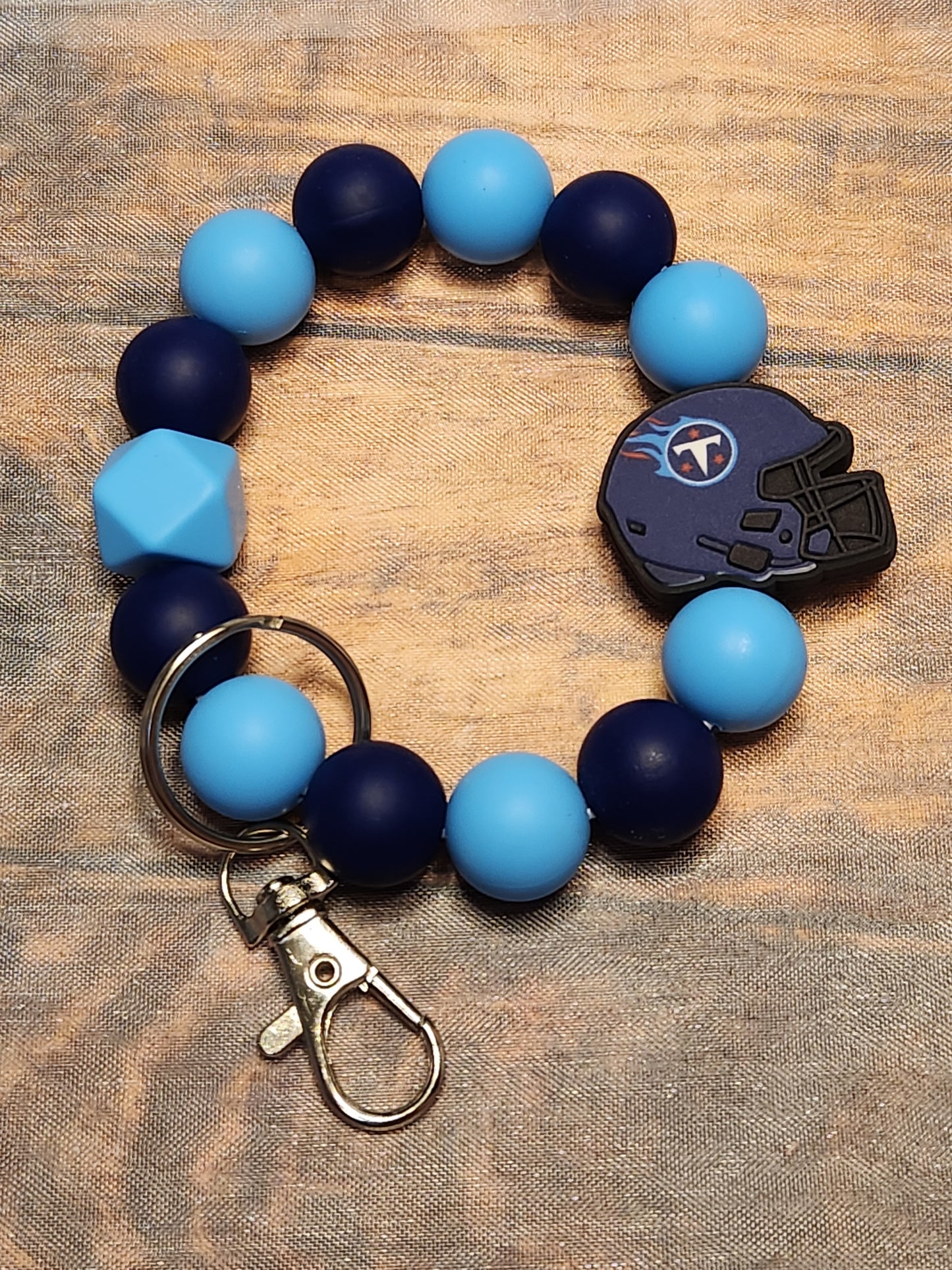 Wristlet Keychain: Tennessee (Titans, football)