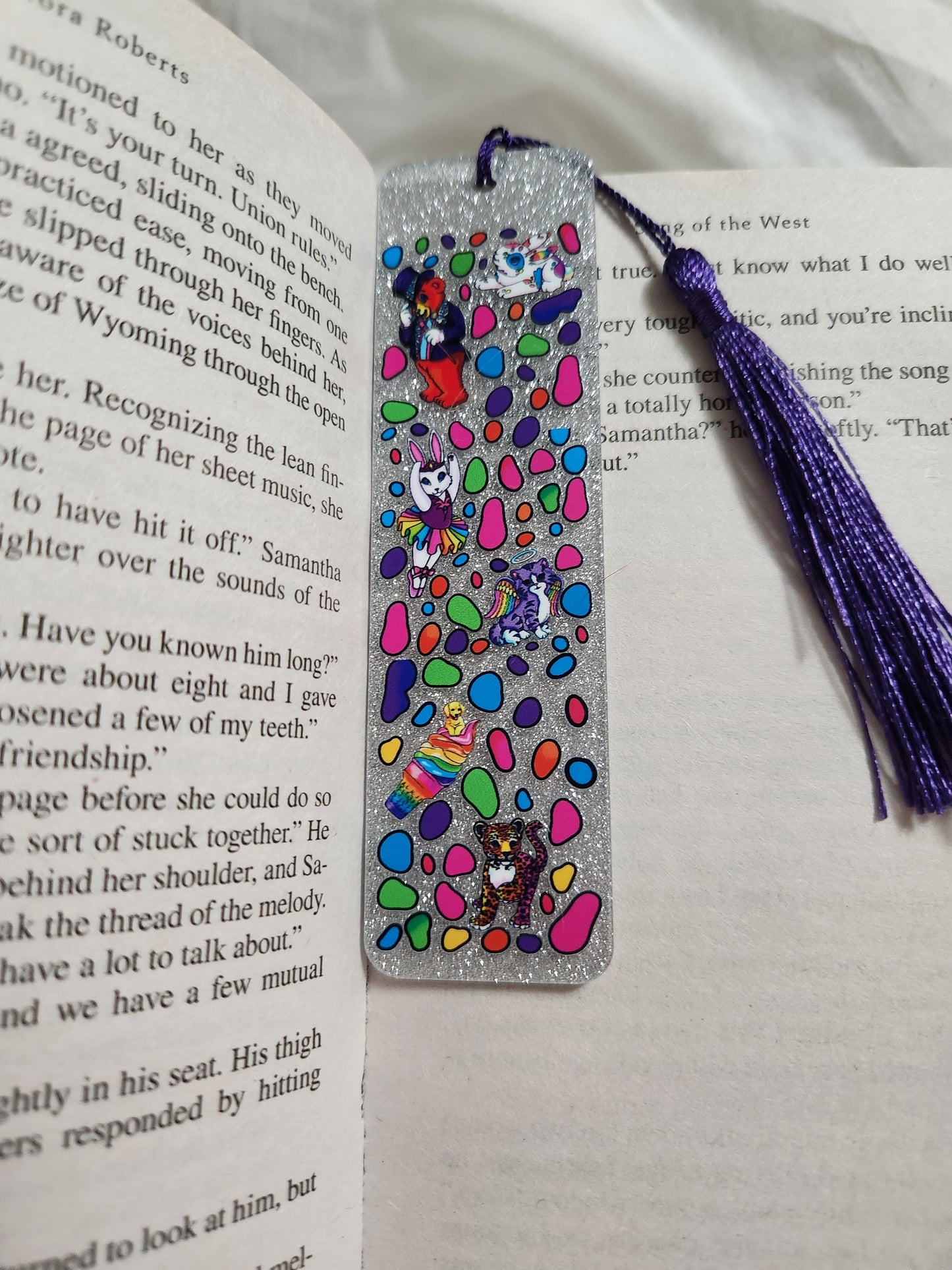 Acrylic Bookmark: Lisa Frank