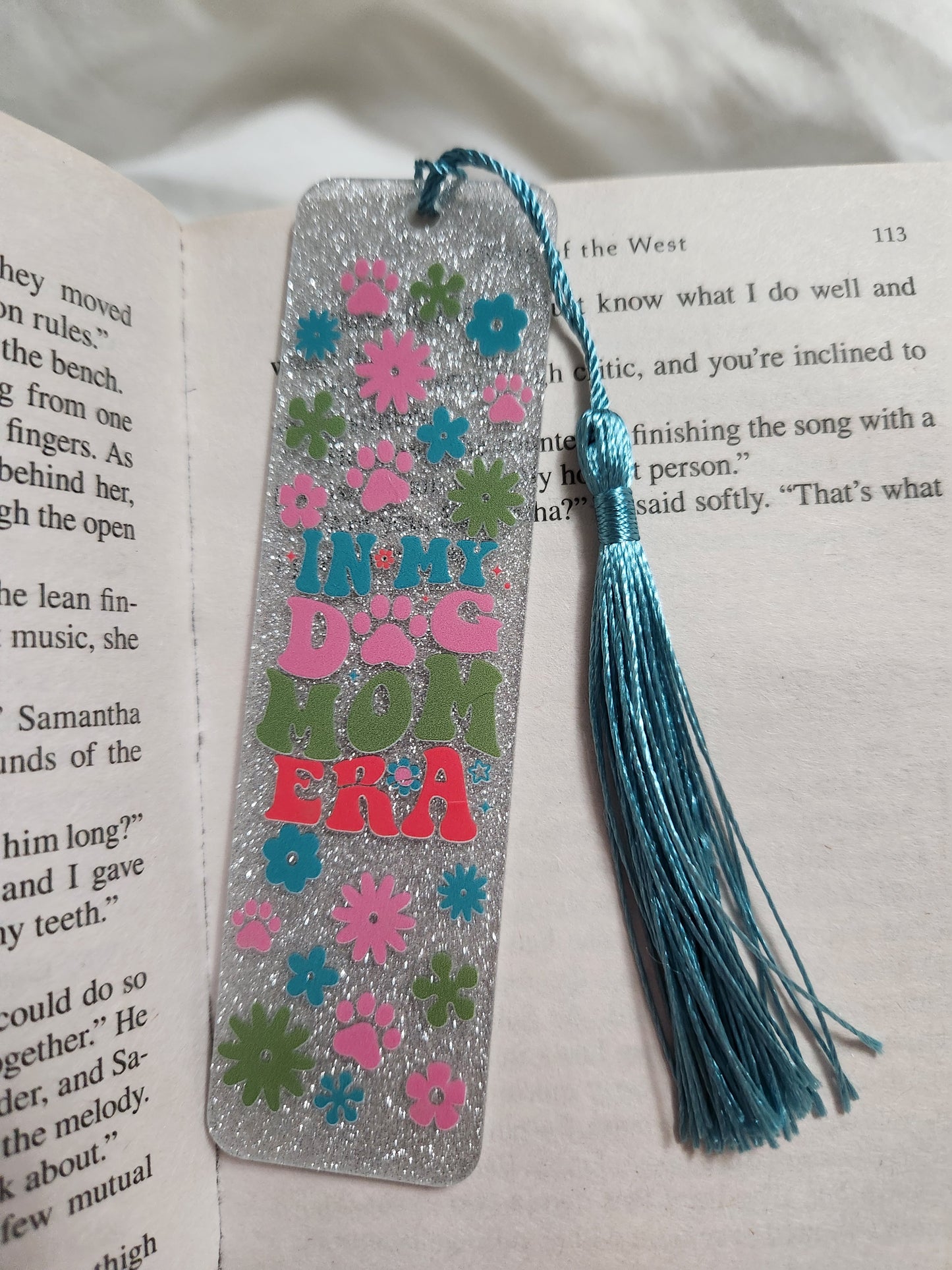 Acrylic Bookmark: Dog Mom