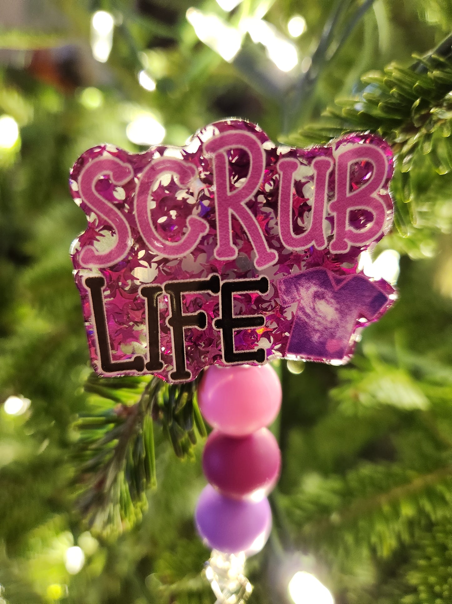 Badge Reel: Scrub Life (Hot Pink)